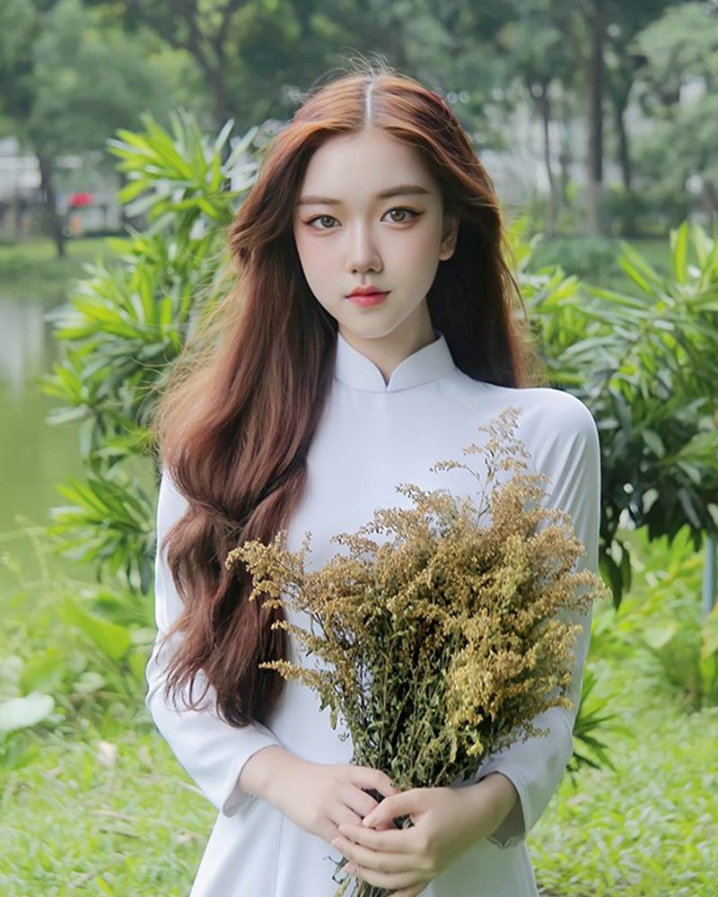 Cô gái xinh đẹp tóc dài gây ấn tượng với vẻ đẹp dịu dàng, thuần khiết 2 Gương mặt xinh đẹp của Toại Nghi