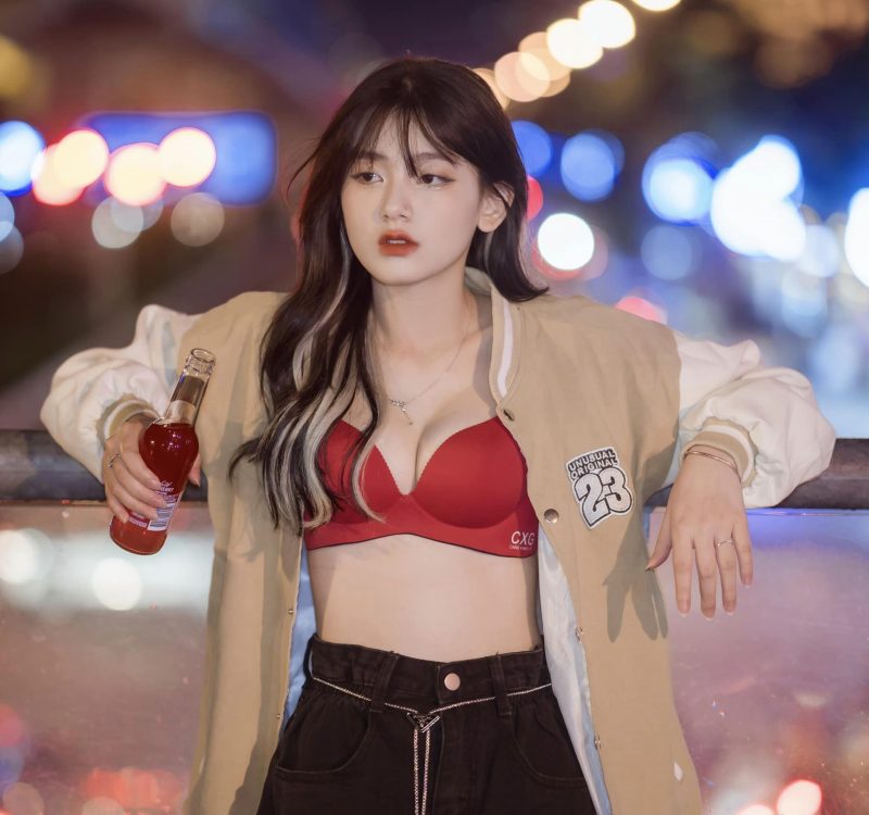 Hot Tiktoker Nguyễn Đan Phương - Full Toe Round - Trắng - Trơn 2 Nguyễn Đan Phương.3